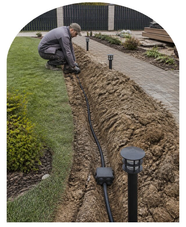 Электрика на участке в Ноябрьске по цене от 6585 р. | Метпроект-Нбс