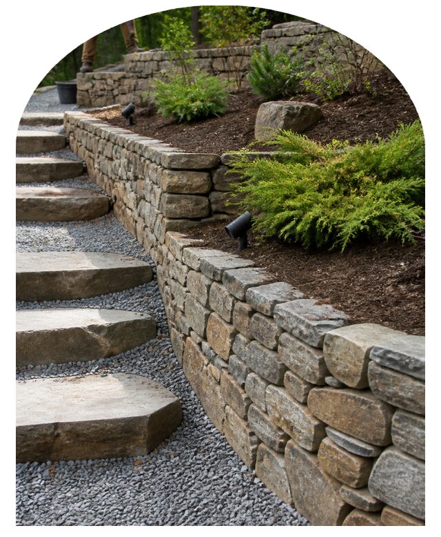 Подпорная стенка из камня в Ноябрьске от 6585 р. | Метпроект-Нбс
